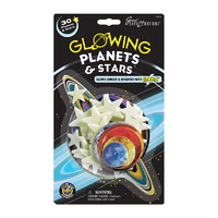Glow in the Dark Planets & Stars 30 Pack