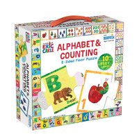 The World of Eric Carl 2-Sided Alphabet & Counting Puzzle