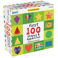 First 100 Puzzle Cards Shapes & Opposites