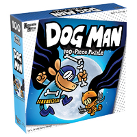 Dog Man and Cat Kid Puzzle 100 Piece