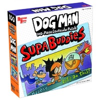 Dog Man Supa Buddies 3D Lenticular Puzzle 100 Piece