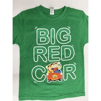 The Wiggles Big Red Car T Shirt Green Size 4
