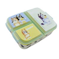 Bluey Multi Compartment Container - Green