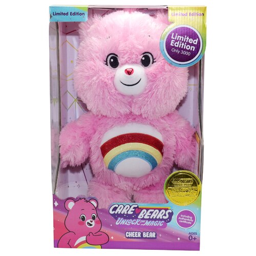 Care Bears Unlock The Magic Cheer Bear Limited Edition Plush Aussie Toys Online