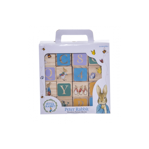Peter rabbit abc wooden sales blocks
