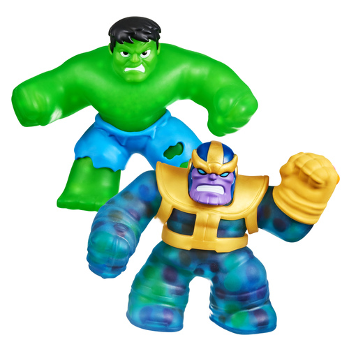 Heroes of Goo Jit Zu Marvel Versus Pack Incredible Hulk vs Infinity Power Thanos Aussie Toys Online