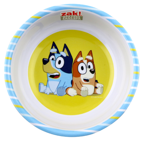 Zak Bluey Melamine Bamboo Bowl, Dinnerware, Household